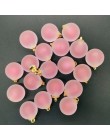 Nowy DIY 8 sztuk 16 MM Mini akrylowe butelki matowe koraliki urok wisiorek ozdoby biżuteria Making