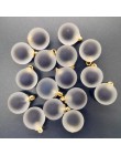 Nowy DIY 8 sztuk 16 MM Mini akrylowe butelki matowe koraliki urok wisiorek ozdoby biżuteria Making