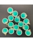 Nowy DIY 8 sztuk 16 MM Mini akrylowe butelki matowe koraliki urok wisiorek ozdoby biżuteria Making