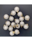 Nowy DIY 8 sztuk 16 MM Mini akrylowe butelki matowe koraliki urok wisiorek ozdoby biżuteria Making