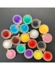 Nowy DIY 8 sztuk 16 MM Mini akrylowe butelki matowe koraliki urok wisiorek ozdoby biżuteria Making