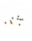 20 sztuk 16G 20G Ball przebicie zatyczki do uszu śruba stalowa kolczyki stalowe sztanga Hoop chrząstka Helix Lobe Piercing biżut