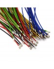 10 sztuk kolorowe blokada śrubowa drut ze stali nierdzewnej brelok kabel liny brelok brelok breloki pierścienie łańcucha kabel o