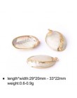 12 style 5 sztuk naturalne wisiorek z muszli szyszka Charms wisiorek naturalne na losowy dla majsterkowiczów naszyjniki biżuteri
