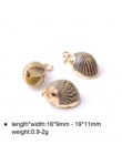 12 style 5 sztuk naturalne wisiorek z muszli szyszka Charms wisiorek naturalne na losowy dla majsterkowiczów naszyjniki biżuteri