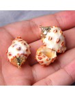 12 style 5 sztuk naturalne wisiorek z muszli szyszka Charms wisiorek naturalne na losowy dla majsterkowiczów naszyjniki biżuteri