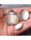 12 style 5 sztuk naturalne wisiorek z muszli szyszka Charms wisiorek naturalne na losowy dla majsterkowiczów naszyjniki biżuteri