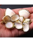 12 style 5 sztuk naturalne wisiorek z muszli szyszka Charms wisiorek naturalne na losowy dla majsterkowiczów naszyjniki biżuteri