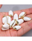 12 style 5 sztuk naturalne wisiorek z muszli szyszka Charms wisiorek naturalne na losowy dla majsterkowiczów naszyjniki biżuteri