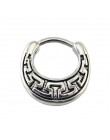 Indyjski nos Piercing przegroda zatrzaskowy prawdziwe klip pierścionki Piercing biżuteria przegroda Tribal Hoop kolczyk w nosie 