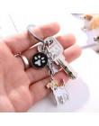 Jack russell terrier breloczki dla kobiet mężczyźni dziewczęta srebrny kolorowy ze stopu metalu wisiorek z psem breloczek brelok