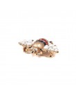 Cindy xiang New Fashion Pearl broszka pszczoła dla kobiet Antique złoty kolor broszka Pin Vintage Style biżuteria wysokiej jakoś