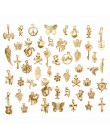 50 sztuk/zestaw wiele tybetański posrebrzane/złoty mieszane style Charm wisiorki/biżuteria do własnoręcznego wykonania dla naszy
