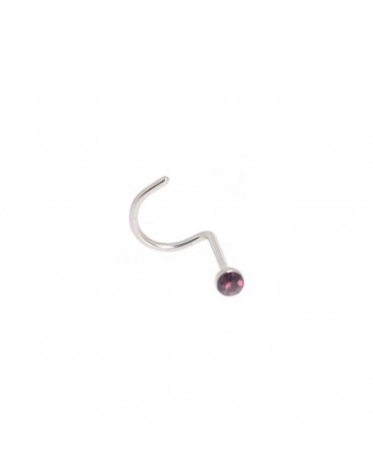 1 Pc hurtownie chirurgiczne stali nierdzewnej akrylowe kulkowe kolczyki półkole nos przycisk Body Piercing biżuteria prezent
