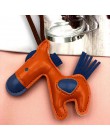 Exknl słynny luksusowy Handmade PU skóra koń brelok zwierząt breloczek kobiet torba charms wisiorek akcesoria biżuteria