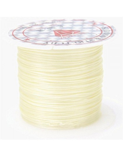 393 cala/rolka mocne elastyczne Crystal frezowanie przewód 1mm do bransoletek Stretch Thread String naszyjnik DIY tworzenia biżu
