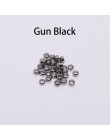 500 sztuk/partia złoto srebro miedź Ball Crimp End koraliki Dia 2 2.5 3 mm korek Spacer koraliki dla Diy tworzenia biżuterii ust