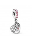 TOGORY 2 sztuk/partia srebrne pióro Ferris koło wisiorek fit Pandora Charms bransoletki DIY biżuteria kobiety srebrny biżuteria 