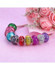 2019 nowe europejskie kolorowe Lampwork paciorki szklane Murano Aolly Charm paciorek Fit Pandora dla dziewczyny zestaw do robien