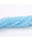 BEAUCHAMP 4mm kryształowe koraliki Bicone kształt biżuteria z kamienia ustalenia Tassel lasso kolczyk szkło kwarc Charms akcesor