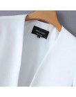 Podział projektu kobiety płaszcz płaszcz wierzchni w stylu casual, damska czarny i biała kurtka moda streetwear luźna odzież top