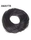 10 metr 2mm naturalny kolor prawdziwy prawdziwy skórzany sznur okrągły sznurek linowy na naszyjnik diy bransoletka sznurek do bi