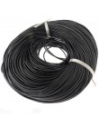 10 metr 2mm naturalny kolor prawdziwy prawdziwy skórzany sznur okrągły sznurek linowy na naszyjnik diy bransoletka sznurek do bi