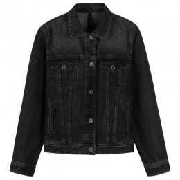 SEMIR kobiety 100% bawełna krótka kurtka dżinsowa z kołnierzem dziewczyna chłopak denim kurtka z kieszeń na piersi i skos kiesze