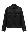 SEMIR kobiety 100% bawełna krótka kurtka dżinsowa z kołnierzem dziewczyna chłopak denim kurtka z kieszeń na piersi i skos kiesze