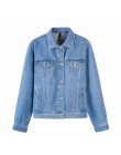 SEMIR kobiety 100% bawełna krótka kurtka dżinsowa z kołnierzem dziewczyna chłopak denim kurtka z kieszeń na piersi i skos kiesze