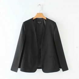 Podział projektu kobiety płaszcz płaszcz wierzchni w stylu casual, damska czarny i biała kurtka moda streetwear luźna odzież top