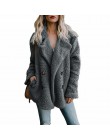 Pluszowy płaszcz kobiety zimowe kurtki puszysty pluszowy płaszcz kobiet ciepłe sztuczne polary zimowe ubrania 5XL Plus rozmiar M