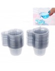 20/50/100Pcs 40ML plastikowe kubki jednorazowe dozownik dla DIY biżuteria z żywicy epoksydowej akcesoria Making Tools