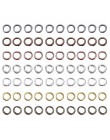 1000 sztuk 3-12mm metalowe komponenty do biżuterii otwarte pojedyncze pętle Jump pierścienie i pierścień dzielony do tworzenia b