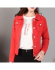 Gentillove kobiety 2019 nowych moda Denim kurtki jesień na co dzień z długim rękawem Basic krótkie kurtka dżinsowa w stylu Vinta