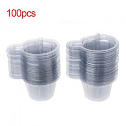 20/50/100Pcs 40ML plastikowe kubki jednorazowe dozownik dla DIY biżuteria z żywicy epoksydowej akcesoria Making Tools