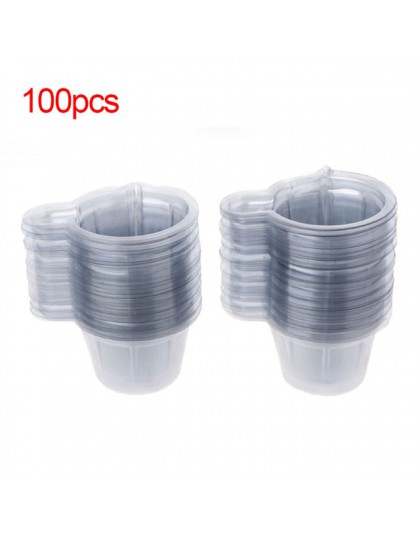 20/50/100Pcs 40ML plastikowe kubki jednorazowe dozownik dla DIY biżuteria z żywicy epoksydowej akcesoria Making Tools