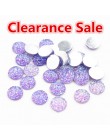 Nowa moda 40 sztuk 12mm mieszane kolory Druzy kamień naturalny wypukłe mieszkanie powrót kaboszony z żywicy biżuteria akcesoria 
