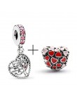 2 sztuk/partia oferta specjalna czerwony szczęście kot i Mickey koraliki Charms Fit Pandora bransoletka i naszyjniki dla kobiet 