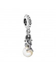 Nowy grzyb jeż latający smok motyl liście paciorki pasuje oryginalny Pandora Charms bransoletka kobiety biżuteria DIY Making