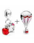 2 sztuk/partia oferta specjalna czerwony szczęście kot i Mickey koraliki Charms Fit Pandora bransoletka i naszyjniki dla kobiet 