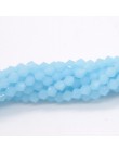 STENYA 4mm Mix kolor kryształu koraliki naszyjnik lasso frezowanie Bicone Faceted biżuteria z kamienia kolczyki szklana przekład