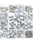 27 style tybetański srebrny Tube koraliki Metal Spacer DIY koraliki Tube Charms do tworzenia biżuterii 20/50/100Pcs