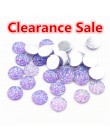Nowa moda 40 sztuk 12mm mieszane kolory Druzy kamień naturalny wypukłe mieszkanie powrót kaboszony z żywicy biżuteria akcesoria 