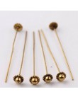 20 sztuk 50mm antyczne srebro kwiat głowy szpilki do tworzenia biżuterii Diy koraliki Ball Pins igły ustalenia kobiety biżuteria