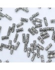 27 style tybetański srebrny Tube koraliki Metal Spacer DIY koraliki Tube Charms do tworzenia biżuterii 20/50/100Pcs