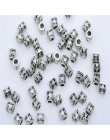 27 style tybetański srebrny Tube koraliki Metal Spacer DIY koraliki Tube Charms do tworzenia biżuterii 20/50/100Pcs