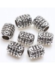 27 style tybetański srebrny Tube koraliki Metal Spacer DIY koraliki Tube Charms do tworzenia biżuterii 20/50/100Pcs