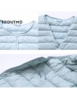 SEDUTMO Winter Plus rozmiar 4XL damska kurtka puchowa Ultra lekki płaszcz z kaczego puchu krótka jesień wąska krótka kurtka piko
