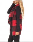 Jesień biurowa, damska kamizelka bez rękawów skręcić w dół szyi płaszcz z otwartym przodem sprawdź Plaid Cardigan Casual kobiety